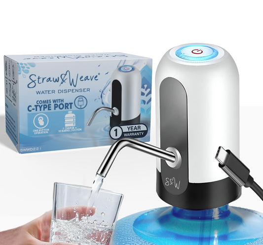 Automatic Water Dispenser Pump for 20 Litre Bottle | Portable C Type USB Rechargeable Water Pump Dispenser for Home, Office | Water Can Pump for 20 Litre | Water Dispenser